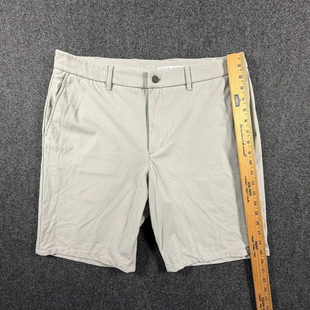Johnnie-O Prep-Formance Mens Gray Golf Shorts Size 35 Performance‎ Activewear
